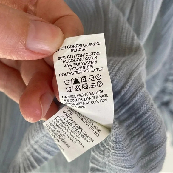 Lucky Brand Boho Peasant Style Blouse Ruched Sleeves Size XS - Picture 4 of 7